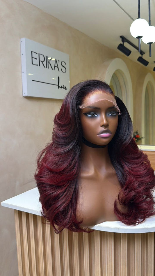 Ombre Burgundy